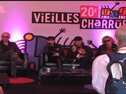 Scorpions aux Vieilles Charrues 2011 - Conférence de presse