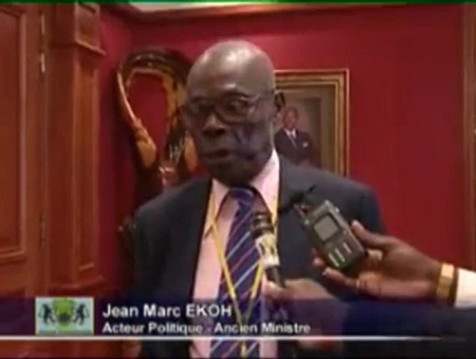 Audience de Jean-Marc Ekoh par le Président ali Bongo Ondimba