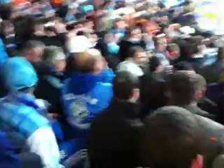 Sochaux 1-2 OM 2010 2011 dans la cage visiteur de bonal