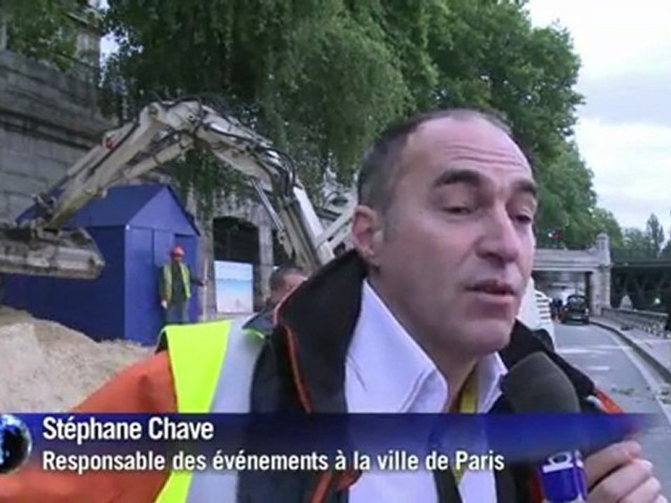 Paris-Plages installe cette année pour la dixiè...