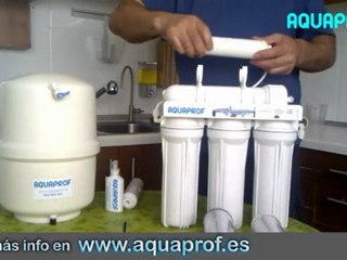 Osmosis Inversa Venta. Cambio filtro Osmosis
