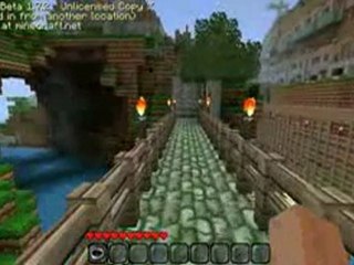 minecraft visite ratee de  la map ghibli world