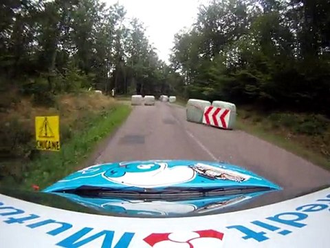 Caméra embarquée rallye du 14 Juillet 2011 équipage KREYER-POIROT ES 3