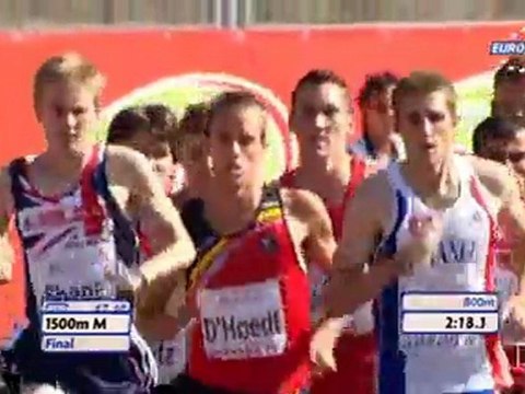 1500m Men Final European Athletics U23 Championships Ostrava 2011 - MIR-LA.com