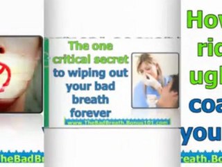 how to get rid of bad breath naturally - how to avoid bad breath - treatment for bad breath