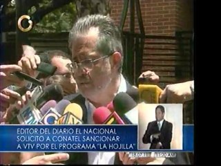 Miguel Henrique Otero asiste a Conatel