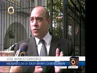 Afiuni no ha recibido beneficios pedidos por Chávez