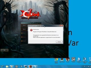 Rakion Microsoft Visual C++ Runtime Library hatası
