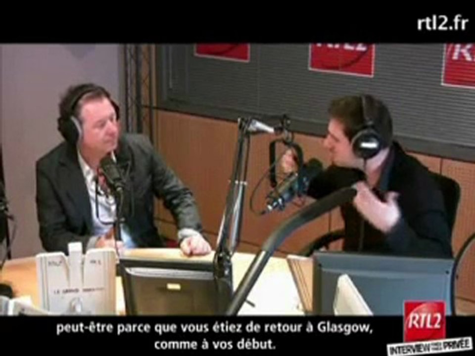 Simple Minds - interview RTL2 (http://www.rtl2.fr/videos)