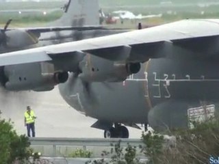 Airbus A400M Engine Start at Antaturk Air Show 2011 (full HD)