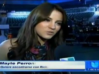 Maite Perroni y Marco Di Mauro en ensayos PJ || DA