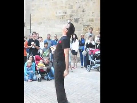 Spectacle Léonard Des boules et des balles Sarlat 2011