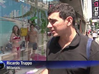 Des mannequins vivants dans les vitrines suscitent une polémique