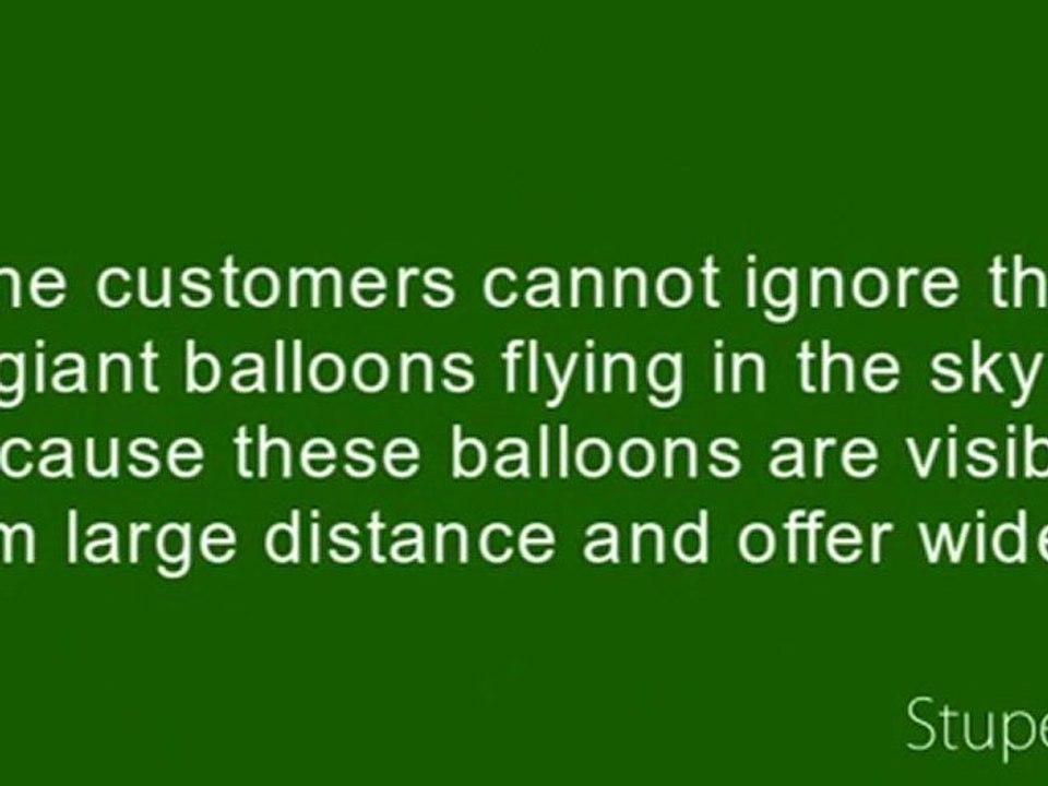 Advertising Balloon