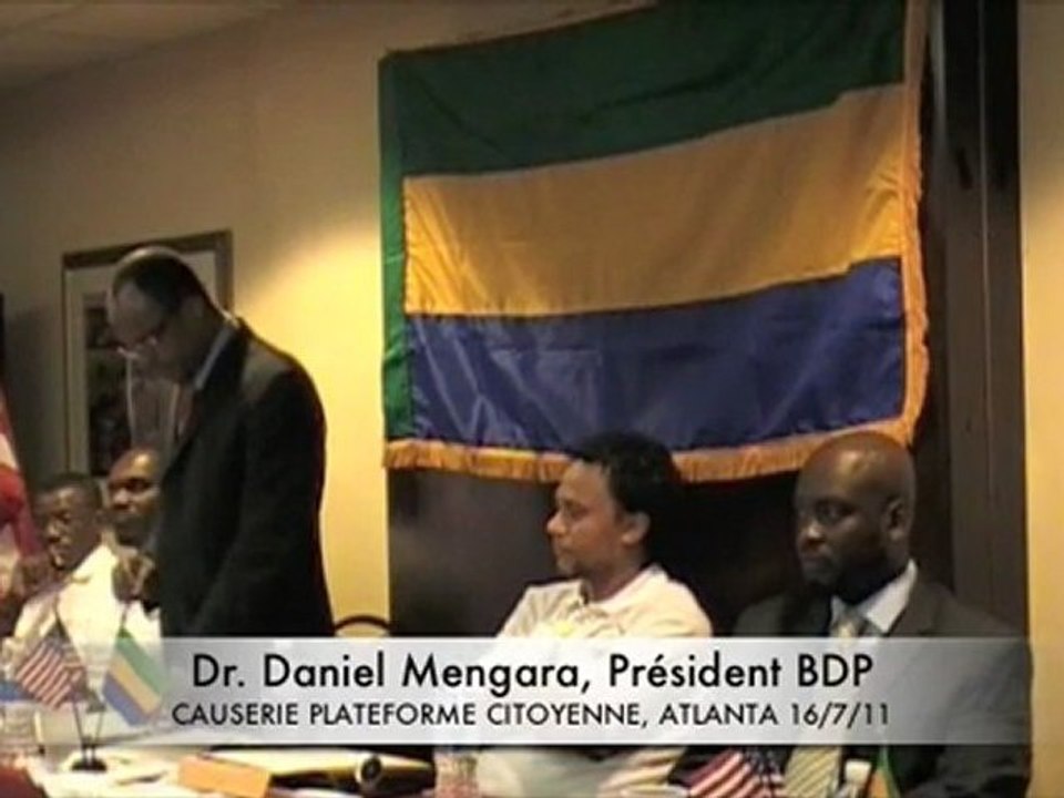 Interventions Dr. Daniel Mengara / Thierry Mikala, Causerie Plateforme Citoyenne Atlanta 16/7/11