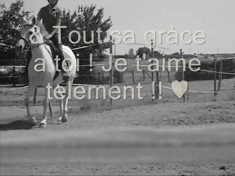 Flavie & Frimousse ! Mais la vidéo est- dédier a Malice une ponette qui représentait tout pour Flavie !