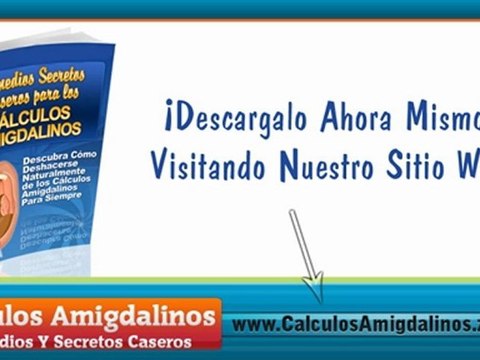 Como Curar Los Cálculos Amigdalinos - Curar Amígdalas