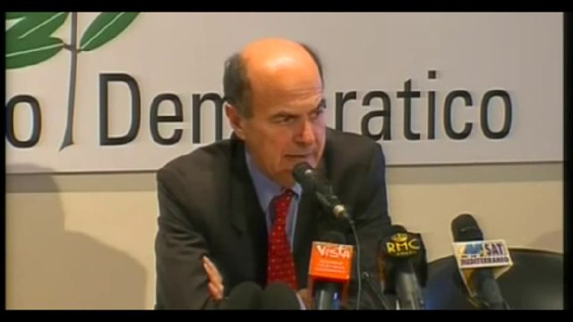 Bersani - Direzione nazionale Pd - La conferenza stampa