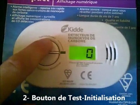 Détecteur de monoxyde de carbone Kidde