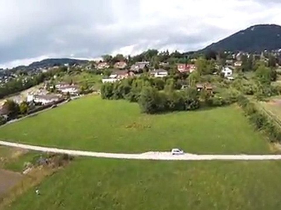 quadrocopter HD FPV, first high flight