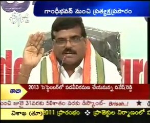 PCC Chief Botsa Talking To Media From Gandhi Bhavan