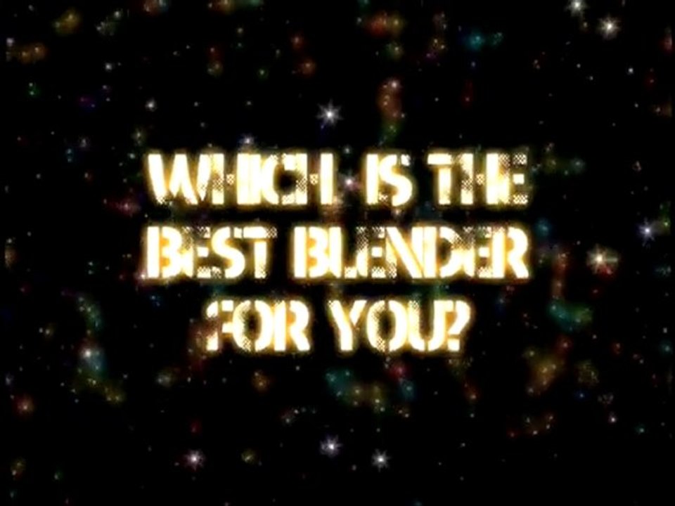 What Is The Best Smoothie Blender For The Money? pt4