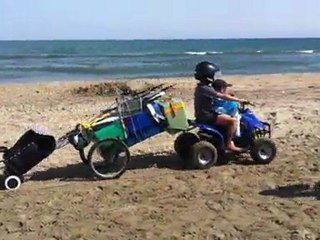 Plage Napoléon, Quad 70cc