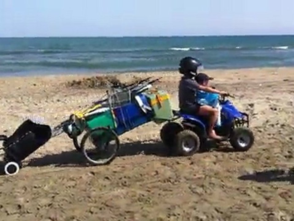 Plage Napoléon, Quad 70cc