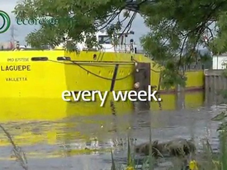 Maritime transport for recycled material