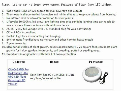 New LED Plant Grow Lights for Indoor Plants from HooToo.com