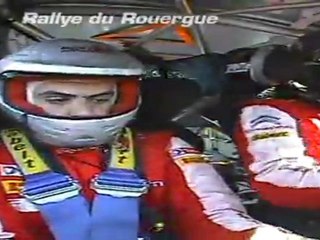 Rallye du Rouergue - Embarquée Cédric Robert