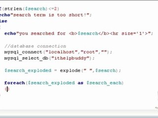 Create Search Engine Using PHP
