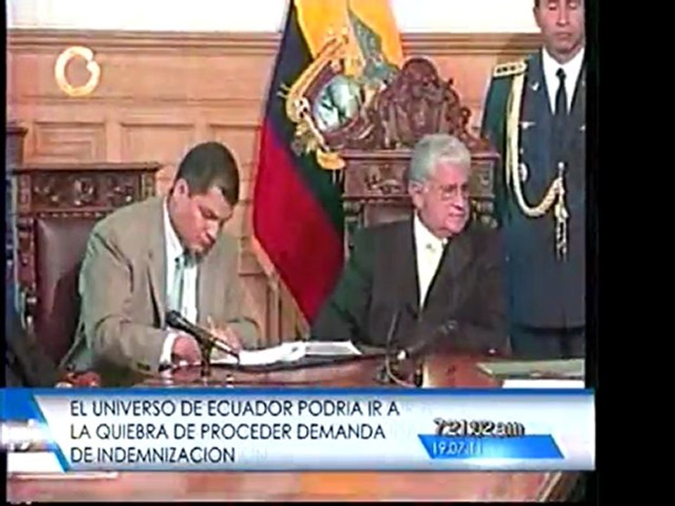 Correa contra El Universo