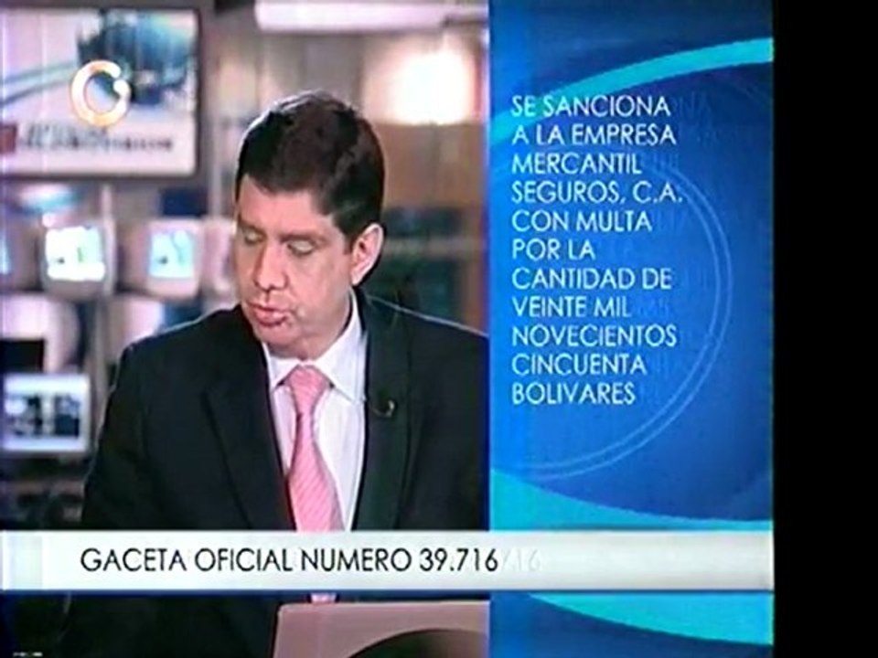 Seguros Mercantil sancionada