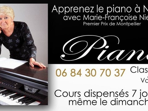 Cours de piano Marie-Françoise Nieddu (Nîmes)