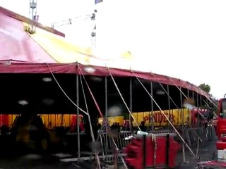 montage du  cirque pinder
