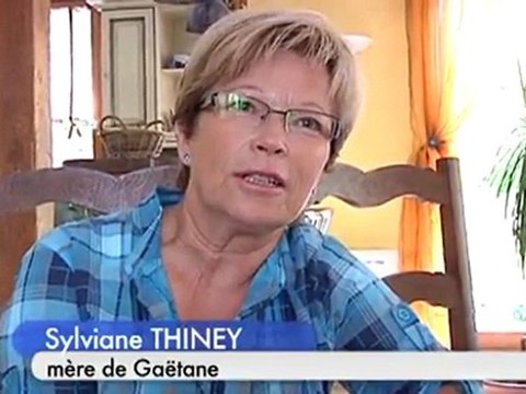 Gaëtane Thiney soutenue par ses parents (Brienne-le-Château)