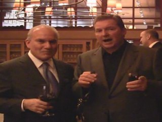 Patrick Murphy and Ted Moudis at Italian Wine Merchants