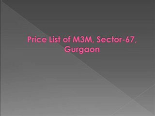 M3M Merlin Gurgaon, M3M Merlin Sector-67 @ 9990114352, M3M Merlin in Gurgaon, Residential project, Apartments in Gurgaon