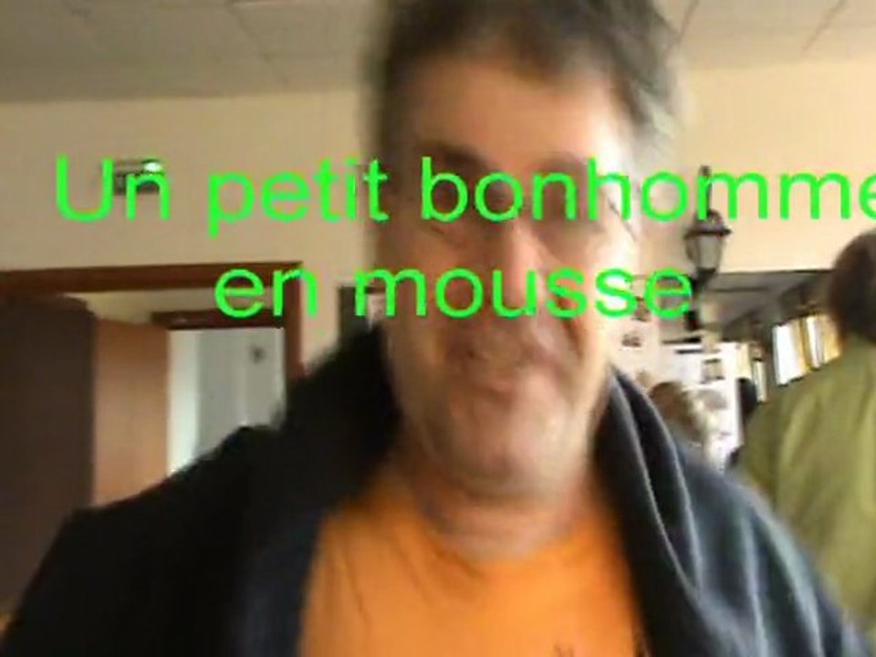 Petit bonhomme en mousse