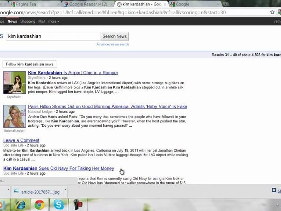 Chequiando si una noticias es fresca