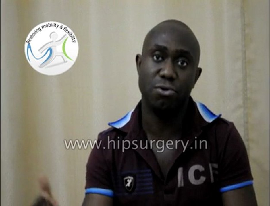 Total hip replacement in Chennai India restores young Nigerian's mobility