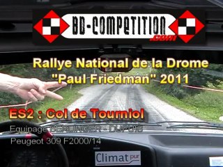 Rallye de la Drôme 2011 ES2 - Col de Tourniol