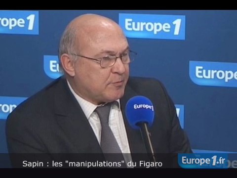 Sapin dénonce les manipulations du Figaro
