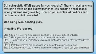 Upgrade Your Website To Be Powered By Wordpress