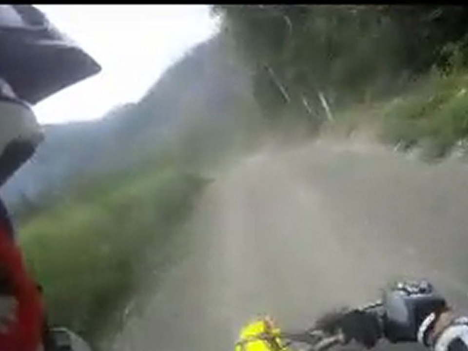 Tour de terrain a bourg d'oisans.