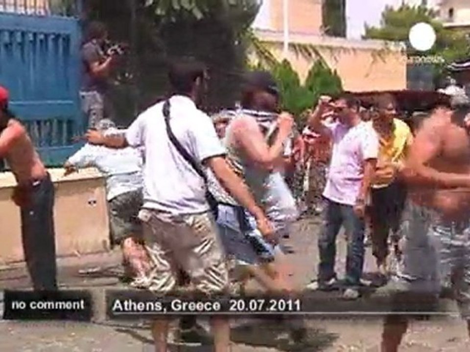 Manifestations en Grèce : les chauffeurs... - no comment