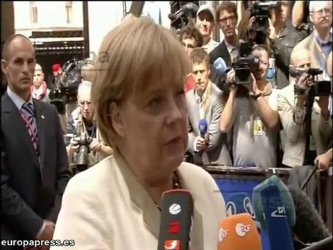 Angela Merkel espera una solución para Grecia