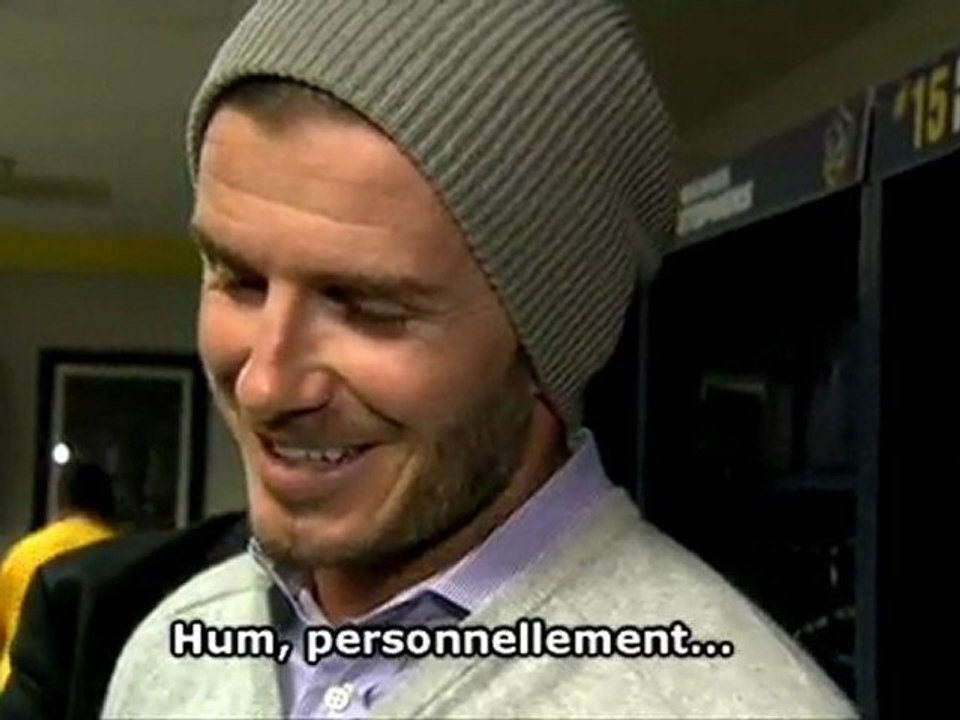 Beckham : "United, le seul club de Manchester"