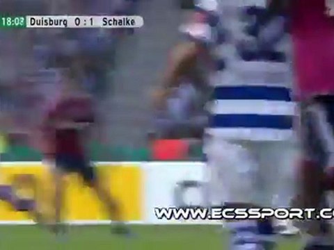 MSV Duisburg vs FC Schalke 04 Goal Julian Draxler